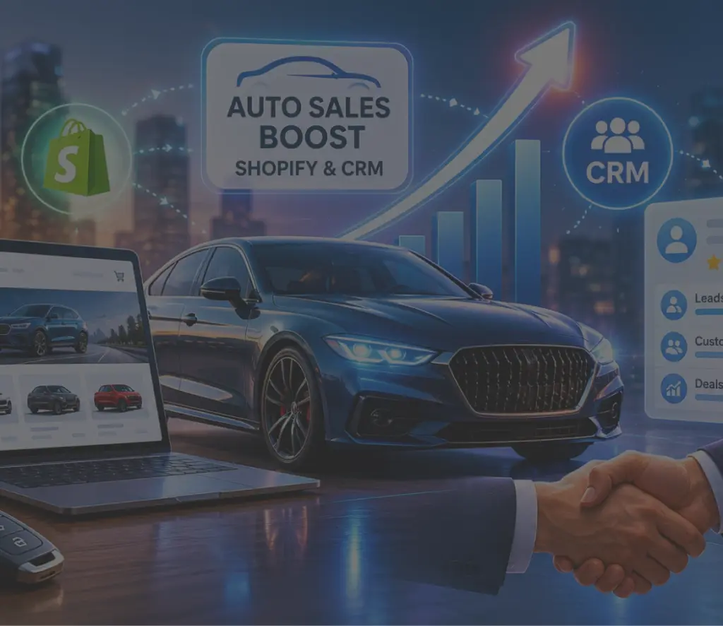 Auto Sales Boost: Shopify & CRM