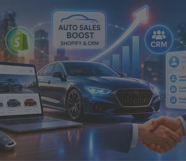Auto Sales Boost: Shopify & CRM